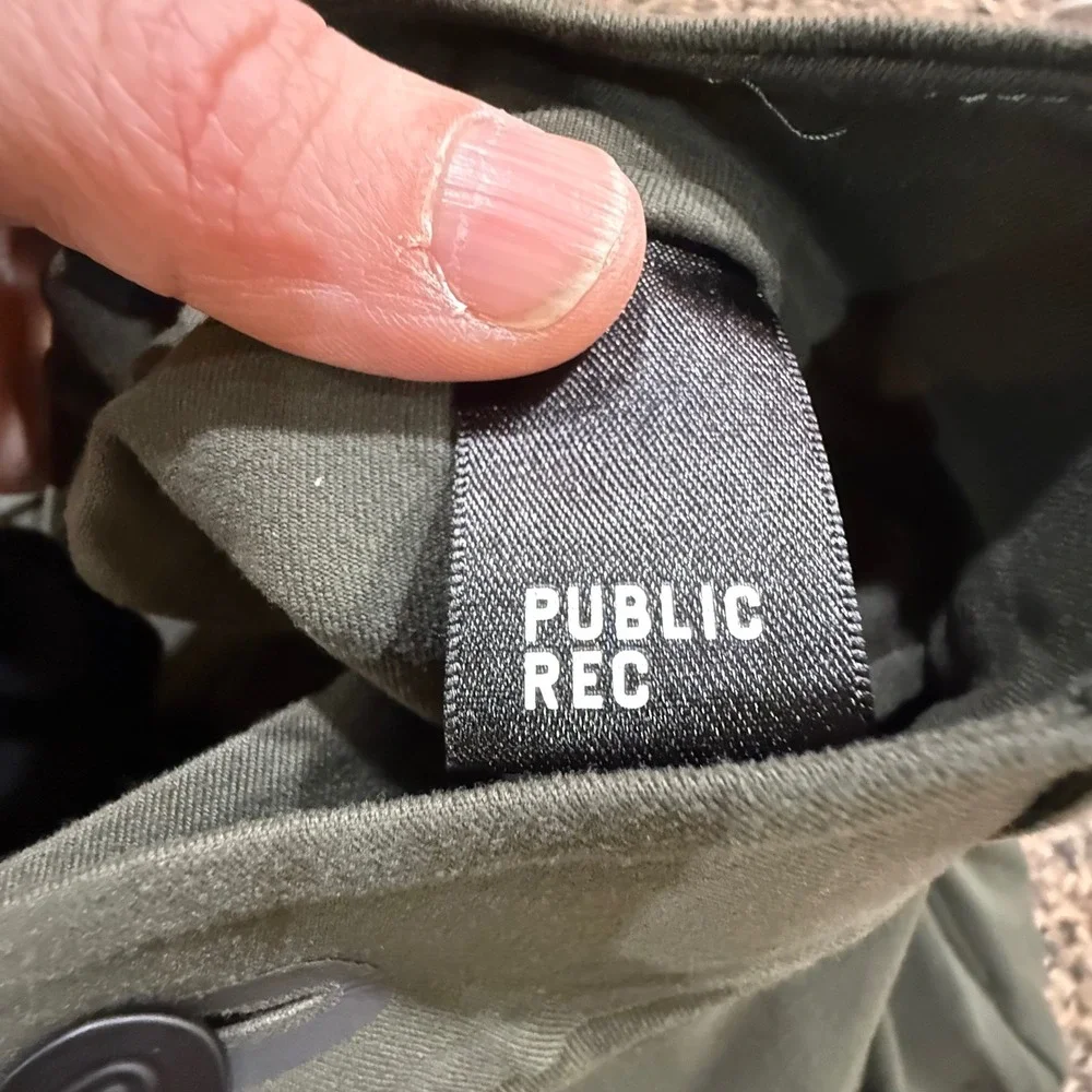 Public Rec All Day Every Day Pants Mens 38x28 Dark Olive Green Performance Chino
